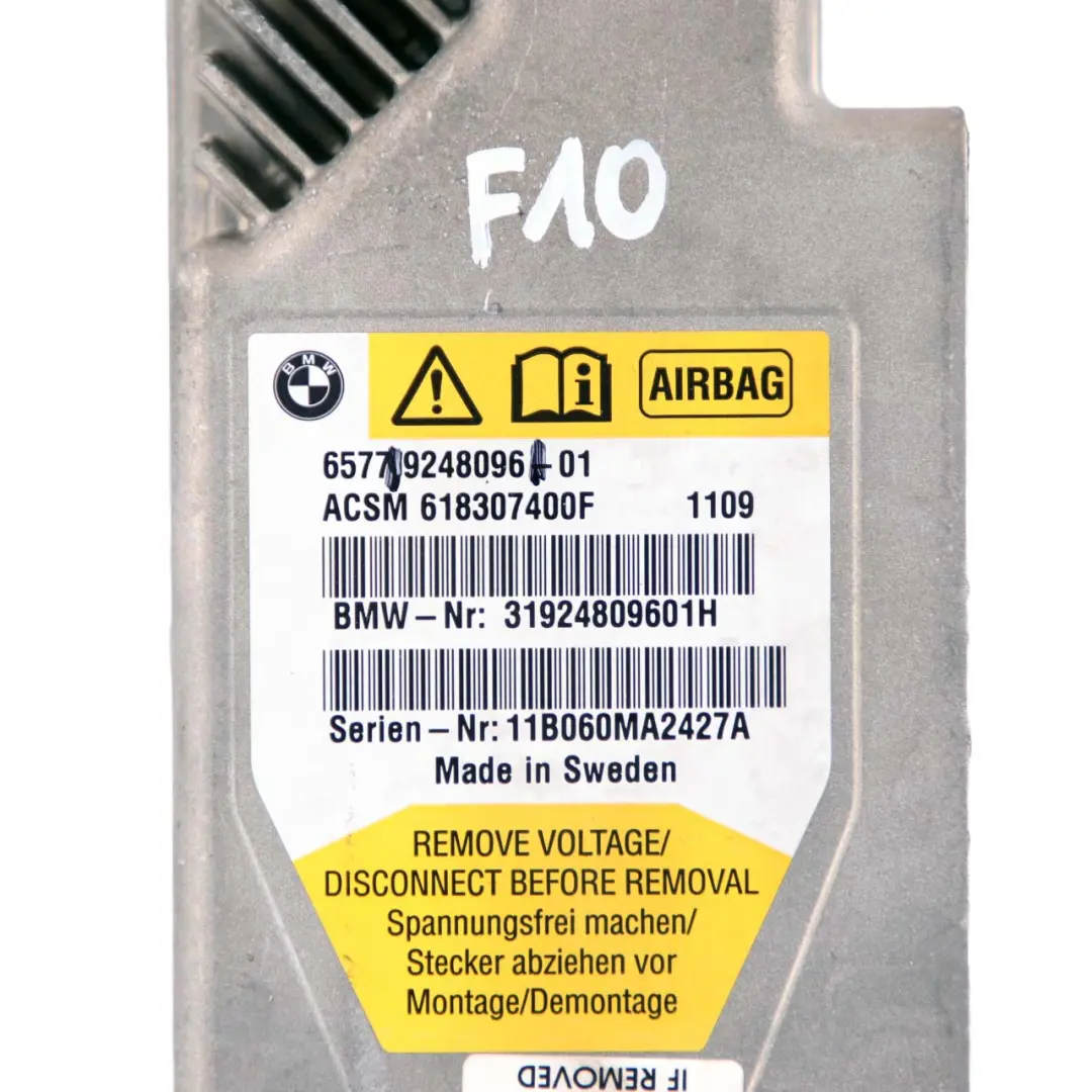 Air Module BMW F01 F02 LCI F06 F10 F11 F13 ECU Control Unit ECU - SKU 9248096 - Part number 9248096