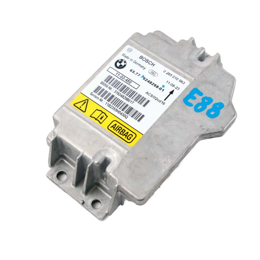 ECU Control Unit Module d'Air pour BMW E88 E93 LCI à propos du numéro de pièce 9248298 BMW E88 E93 LCI ECU Control Unit Module d'Air - SKU 9248298 - Numéro de pièce 9248298