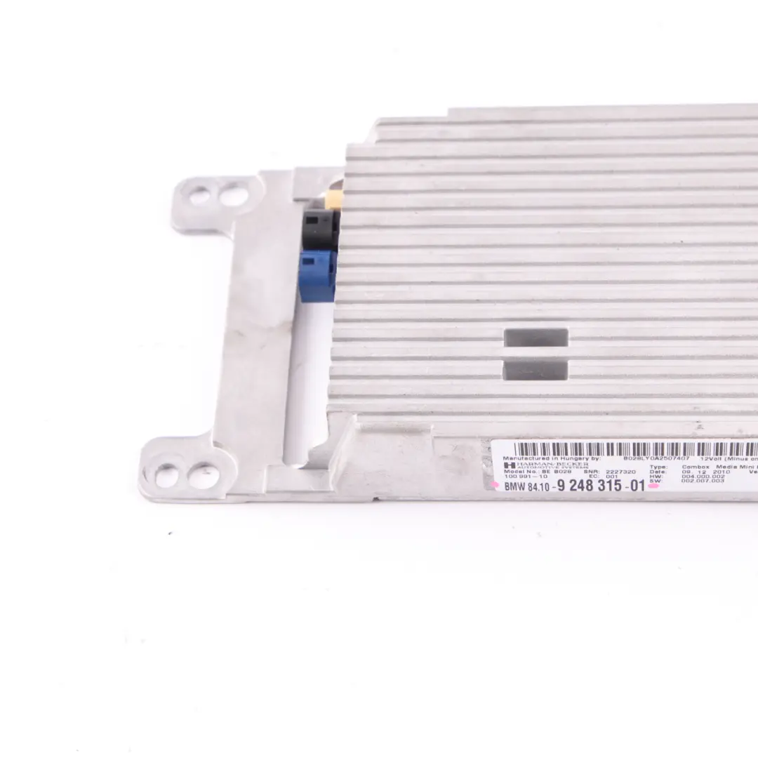 Bluetooth Combox Control Module Audio ECU Harman Becker Mini R57 R58 R60 - SKU 9248315 - Part number 9248315