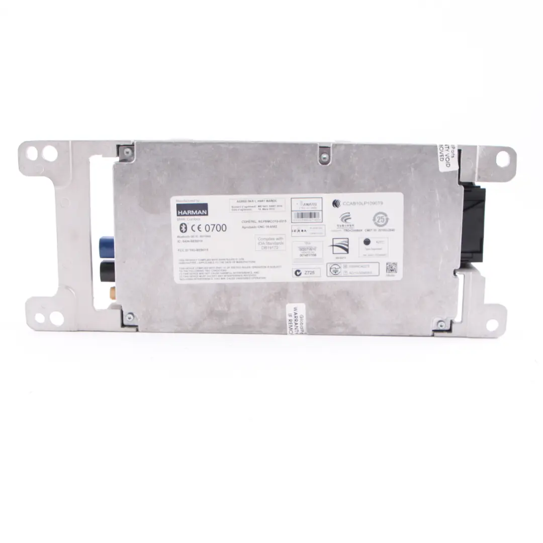 Bluetooth Combox Control Module Audio ECU Harman Becker Mini R57 R58 R60 - SKU 9248315 - Part number 9248315