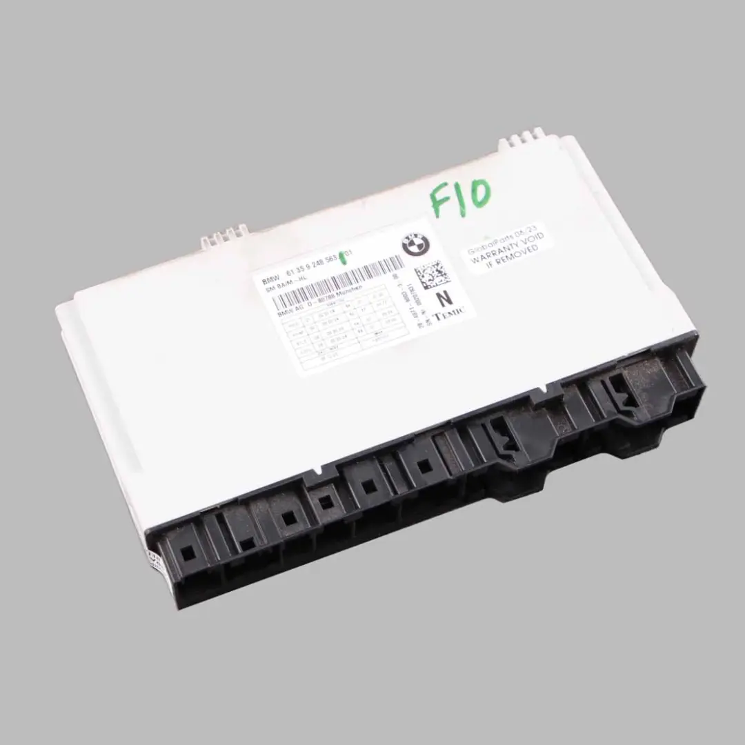 BMW F10 Front Seat Control Unit Module Memory ECU - SKU 9248563 - Part number 9248563