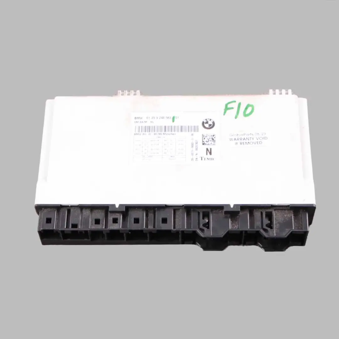 Front Seat Control Unit Module Memory ECU to BMW F10 with Part number 9248563 BMW F10 Front Seat Control Unit Module Memory ECU - SKU 9248563 - Part number 9248563