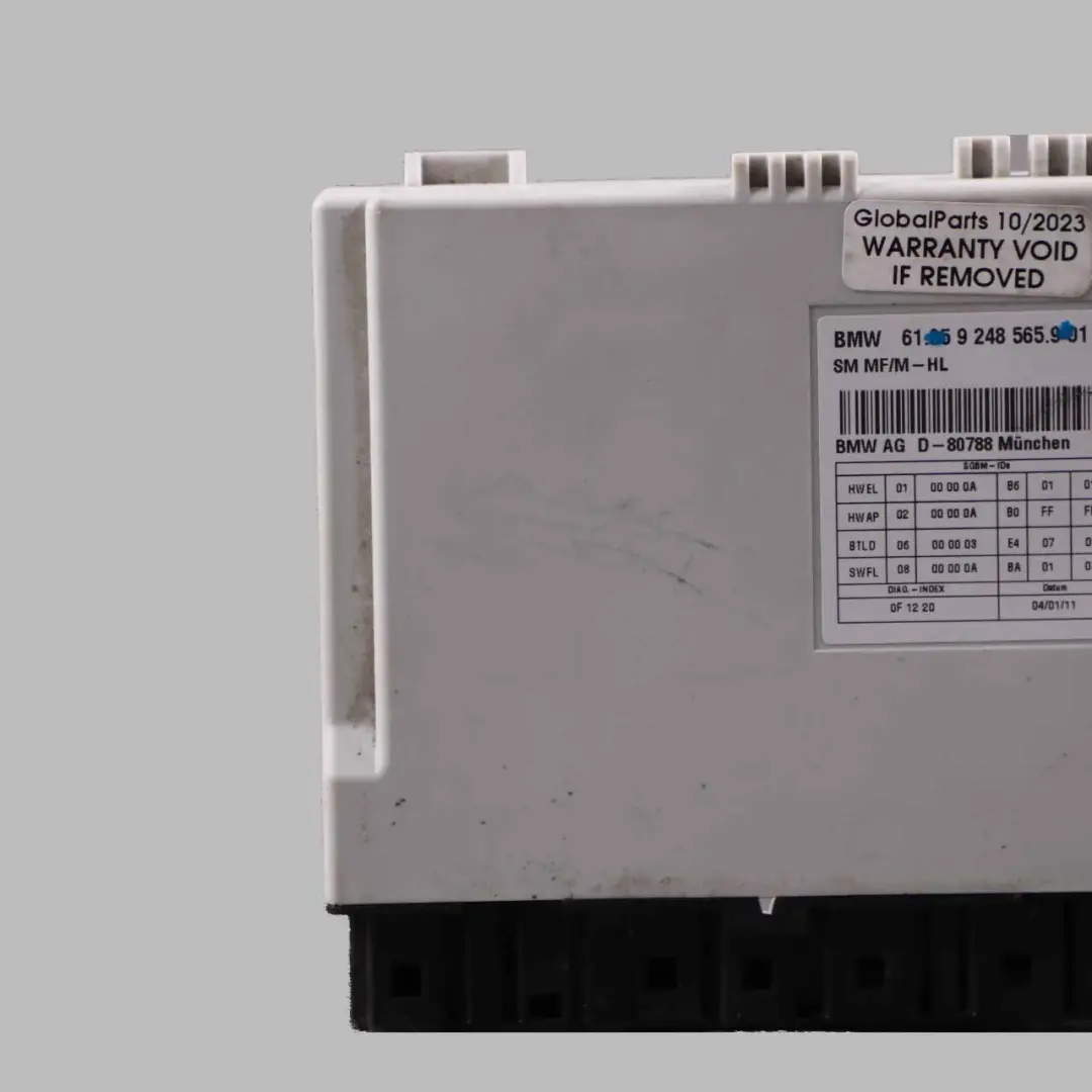 Moduł Fotela Przód Lewy SM MF/M - HL do BMW F10 F11 o numerze 9248565 BMW F10 F11 Moduł Fotela Przód Lewy SM MF/M - HL - SKU 9248565 - Numer Części 9248565