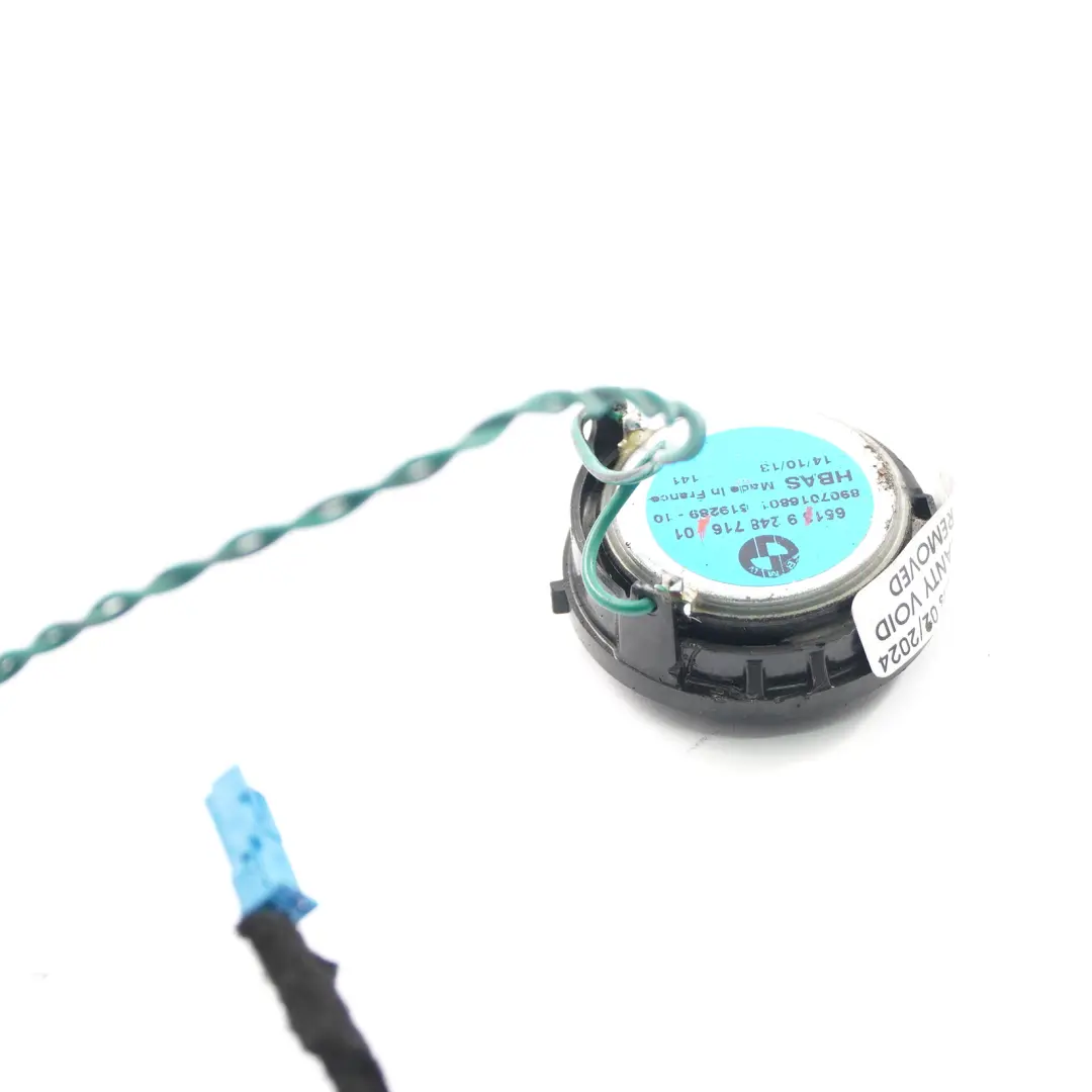 Altavoces Sistema Hifi Puerta Tweeters Delantero Bmw F10 F11 F12 F06 F13 F31 F30 - SKU 9248716 - Número de pieza 9248716