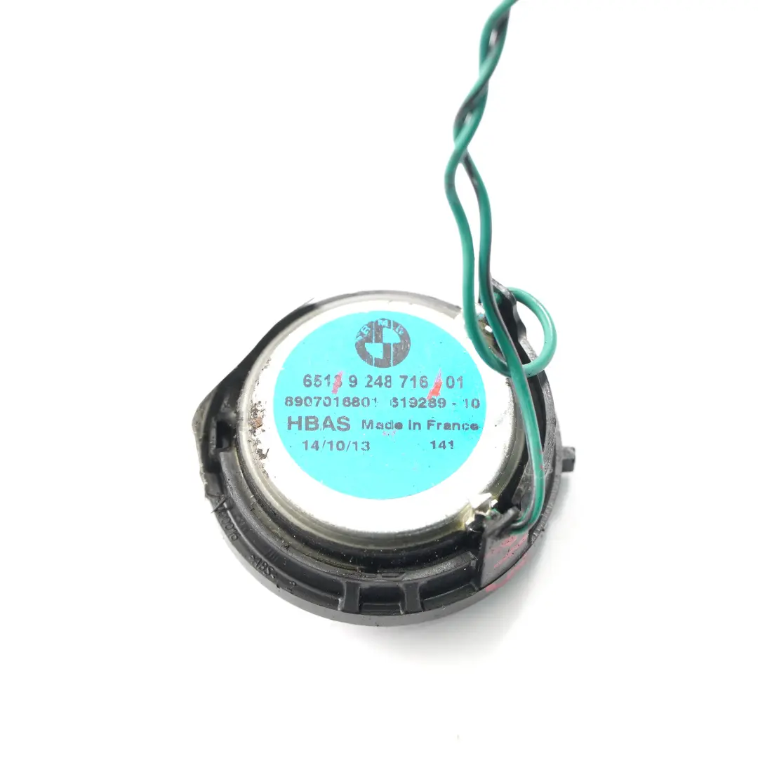 Altavoces Sistema Hifi Puerta Tweeters Delantero Bmw F10 F11 F12 F06 F13 F31 F30 - SKU 9248716 - Número de pieza 9248716