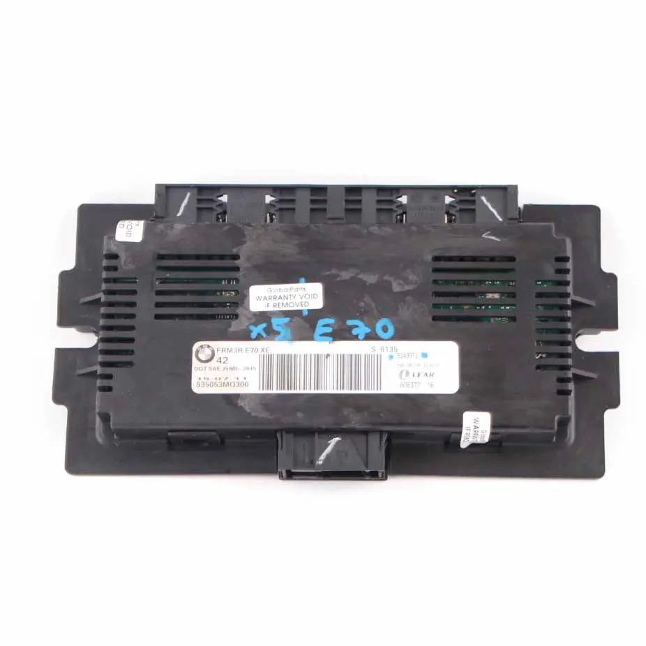 Modulo Luce Modulo Vano Piedi FRM3R Lear Unità ECU per BMW X5 E70 LCI con numero di parte 9249073 BMW X5 E70 LCI Modulo Luce Modulo Vano Piedi FRM3R Lear Unità ECU - SKU 9249073 - Numero di parte 9249073