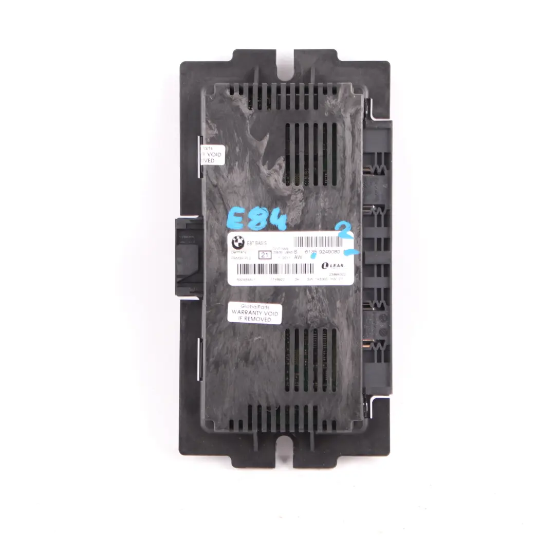  Footwell Module BMW E84 Light Control Unit ECU Lear FRM3R PL2 - SKU 9249080-2 - Part number 9249080