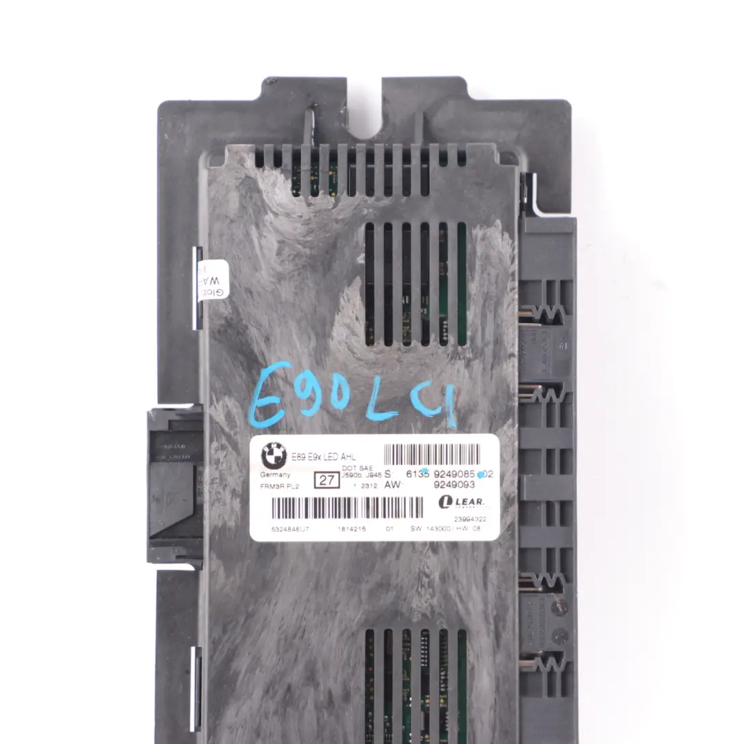 Footwell Light Module Control Unit ECU FRM3R LED PL2 to BMW E90 LCI with Part number 9249085 BMW E90 LCI Footwell Light Module Control Unit ECU FRM3R LED PL2 - SKU 9249085 - Part number 9249085