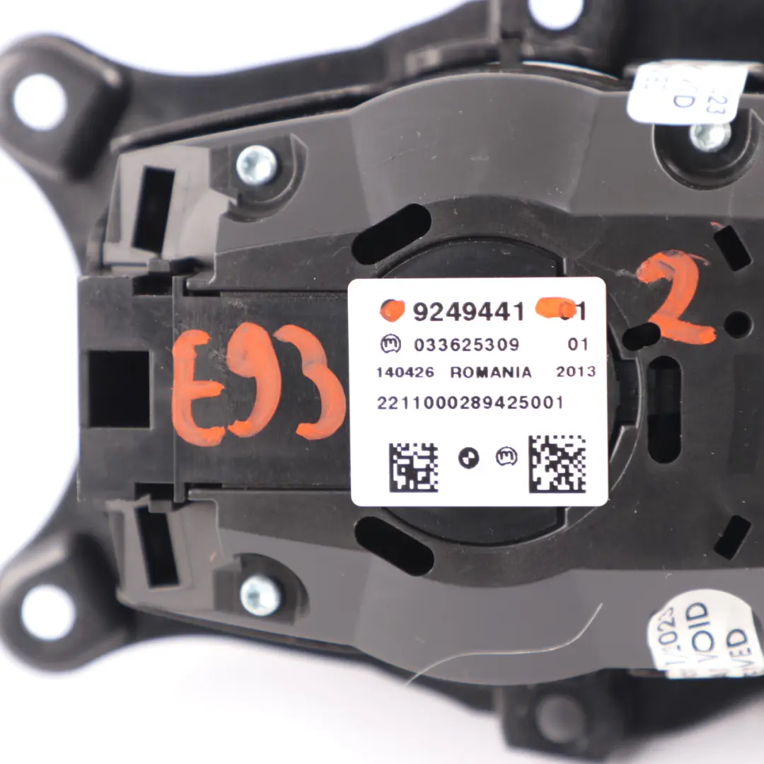 BMW E92 E93 iDrive Controlador Interruptor de navegación Botón control - SKU 9249441-2 - Número de pieza 9249441