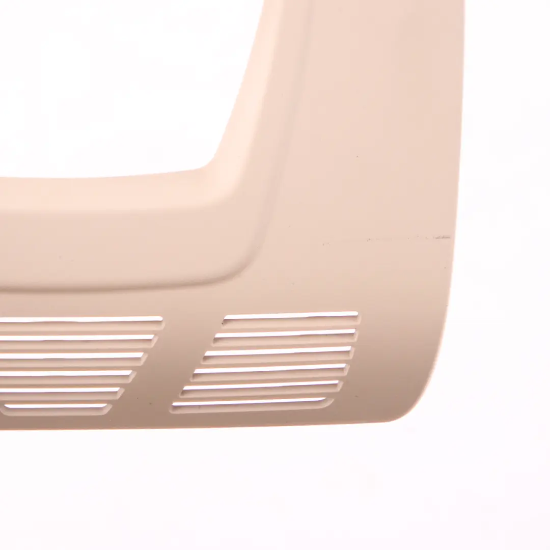 Roofliner Trim BMW F20 F21 F30 F31 Cover Front Centre Roof Oyster to with Part number 9249565 Roofliner Trim BMW F20 F21 F30 F31 Cover Front Centre Roof Oyster - SKU 9249565 - Part number 9249565