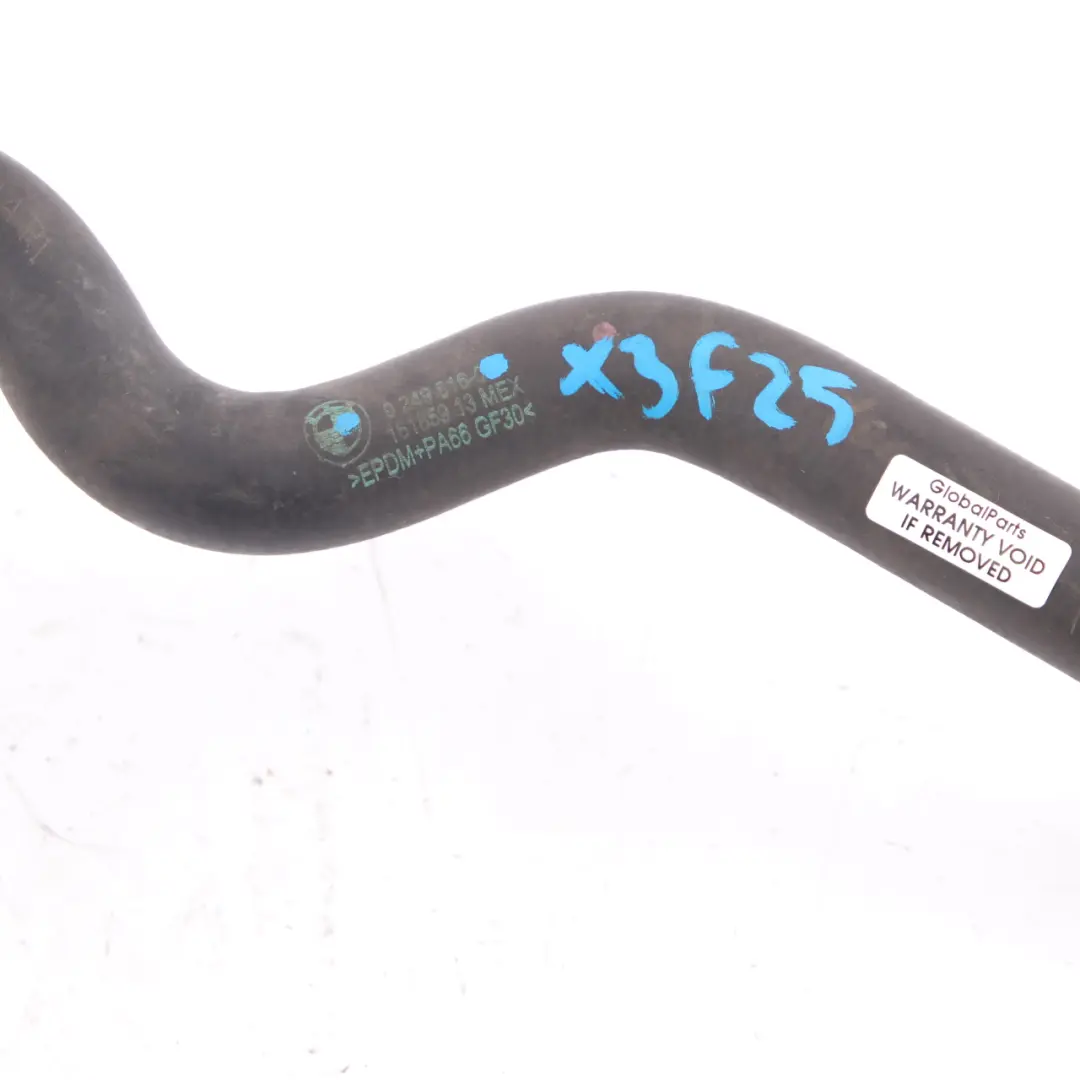 Tuyau refroidissement Conduite retour eau chauffe-eau diesel pour BMW F25 F26 à propos du numéro de pièce 9249616 BMW F25 F26 Tuyau refroidissement Conduite retour eau chauffe-eau diesel - SKU 9249616 - Numéro de pièce 9249616