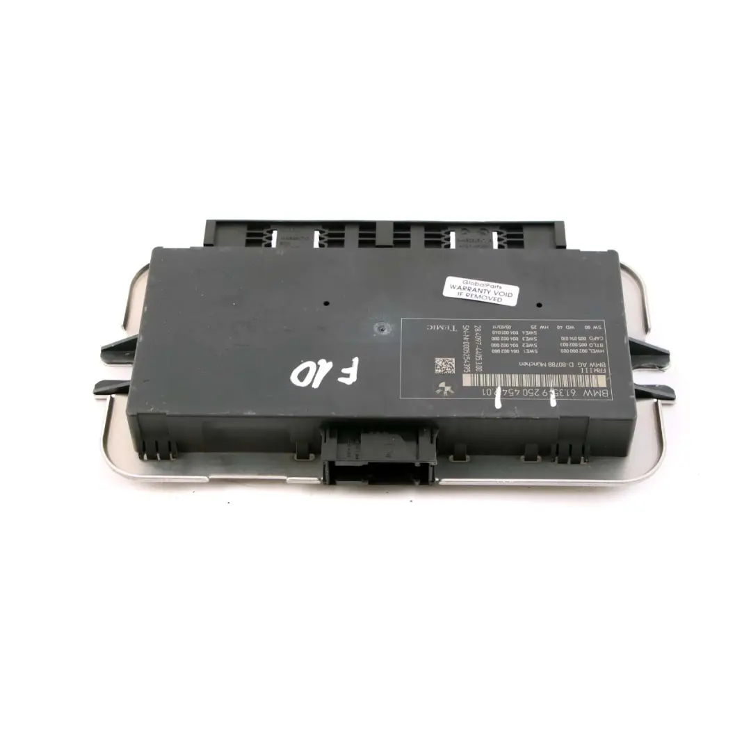 Module contrôle l'éclairage de l'habitacle Unité ECU FRM3 pour BMW F10 à propos du numéro de pièce 9250454 BMW F10 Module contrôle l'éclairage de l'habitacle Unité ECU FRM3 - SKU 9250454 - Numéro de pièce 9250454