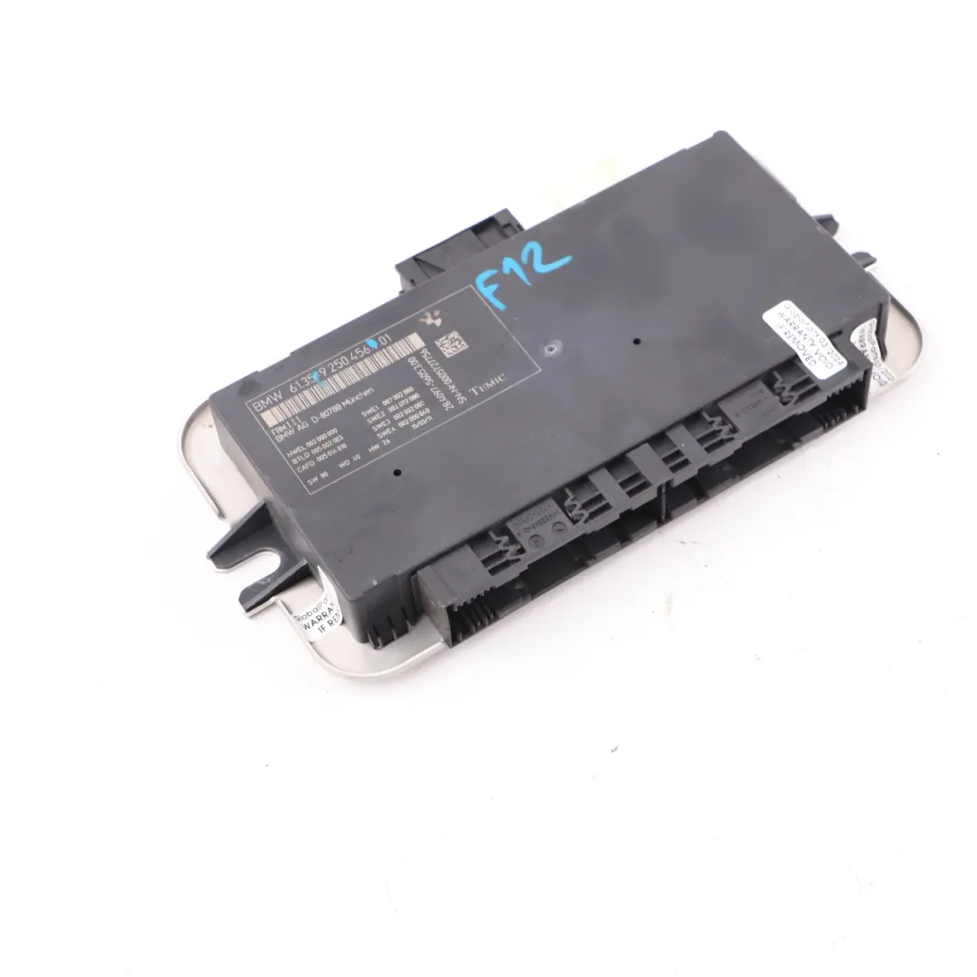 BMW F12 Modulo Luci Vano Piedi Unità Di Controllo ECU FRM3 - SKU 9250456 - Numero di parte 9250456