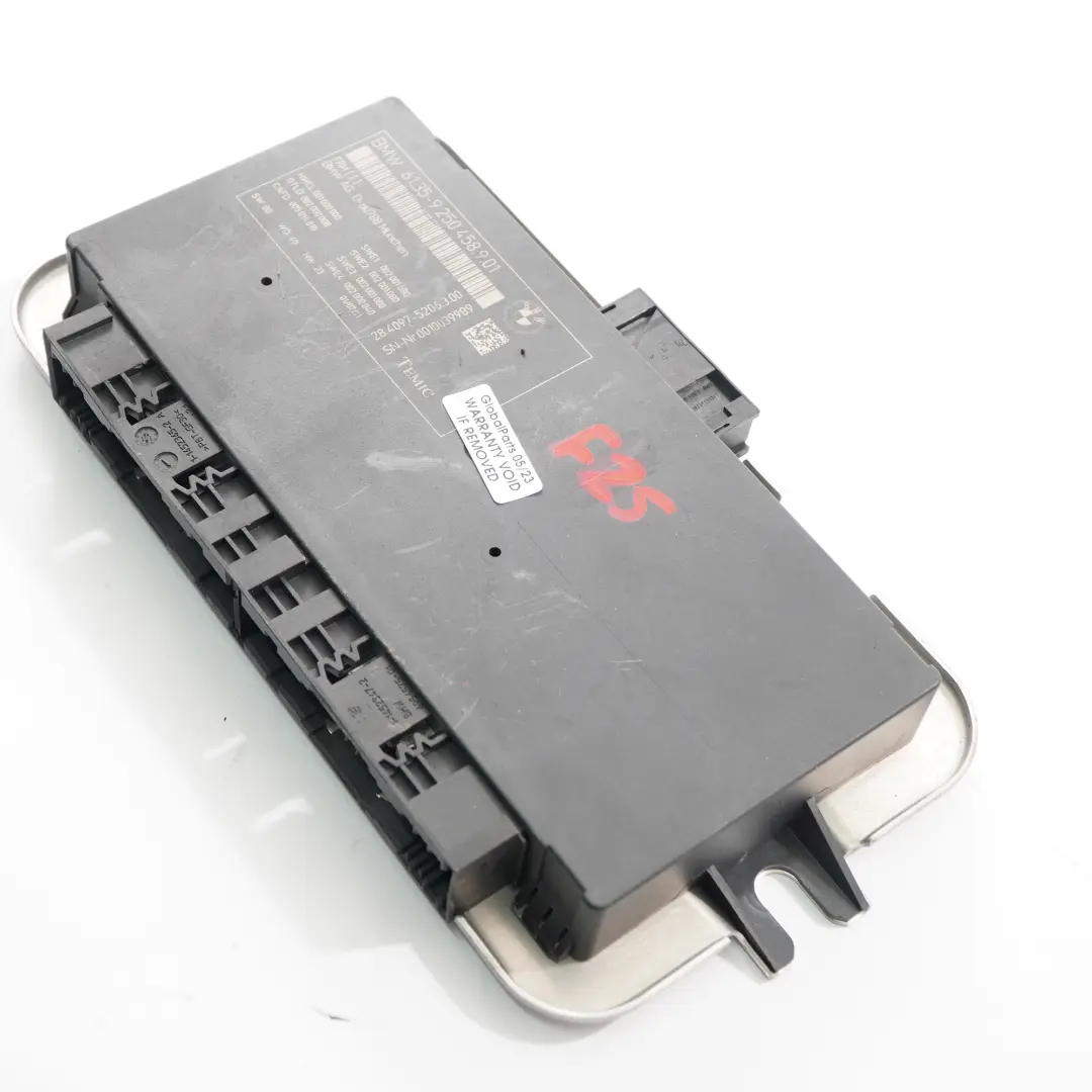 BMW X3 F25 Footwell Luz Módulo Unidad de Control ECU FRM3 - SKU 9250458 - Número de pieza 9250458