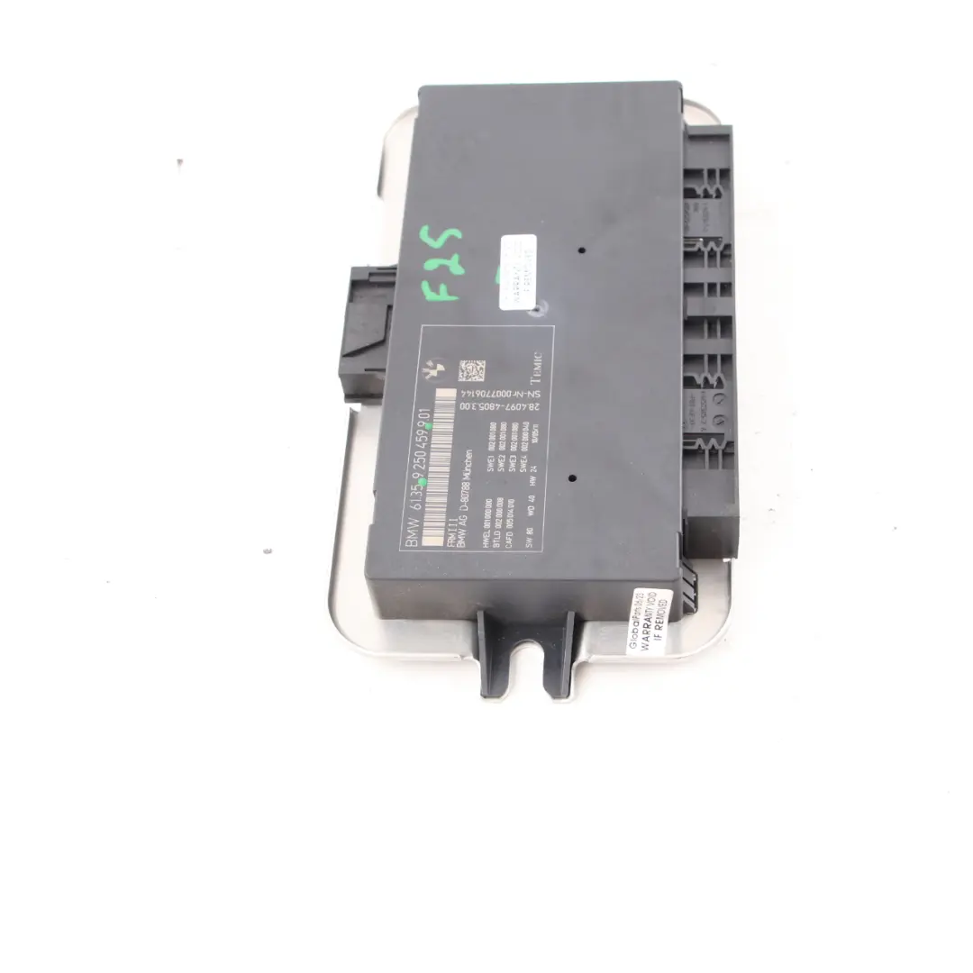 BMW X3 F25 Fußraum Leuchte Modul Steuer Gerät ECU FRM3 9250458 - SKU 9250459 - Teilenummer 9250459