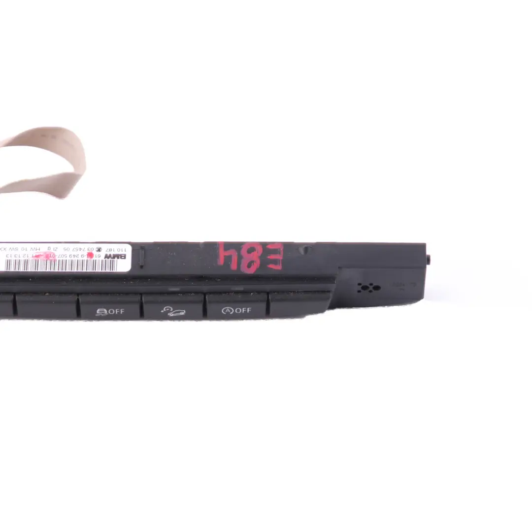 Panel Interruptores Unidad Control Consola Central EcoPro Start/Stop para BMW E84 con número de pieza 9251194 BMW E84 Panel Interruptores Unidad Control Consola Central EcoPro Start/Stop - SKU 9251194-1 - Número de pieza 9251194