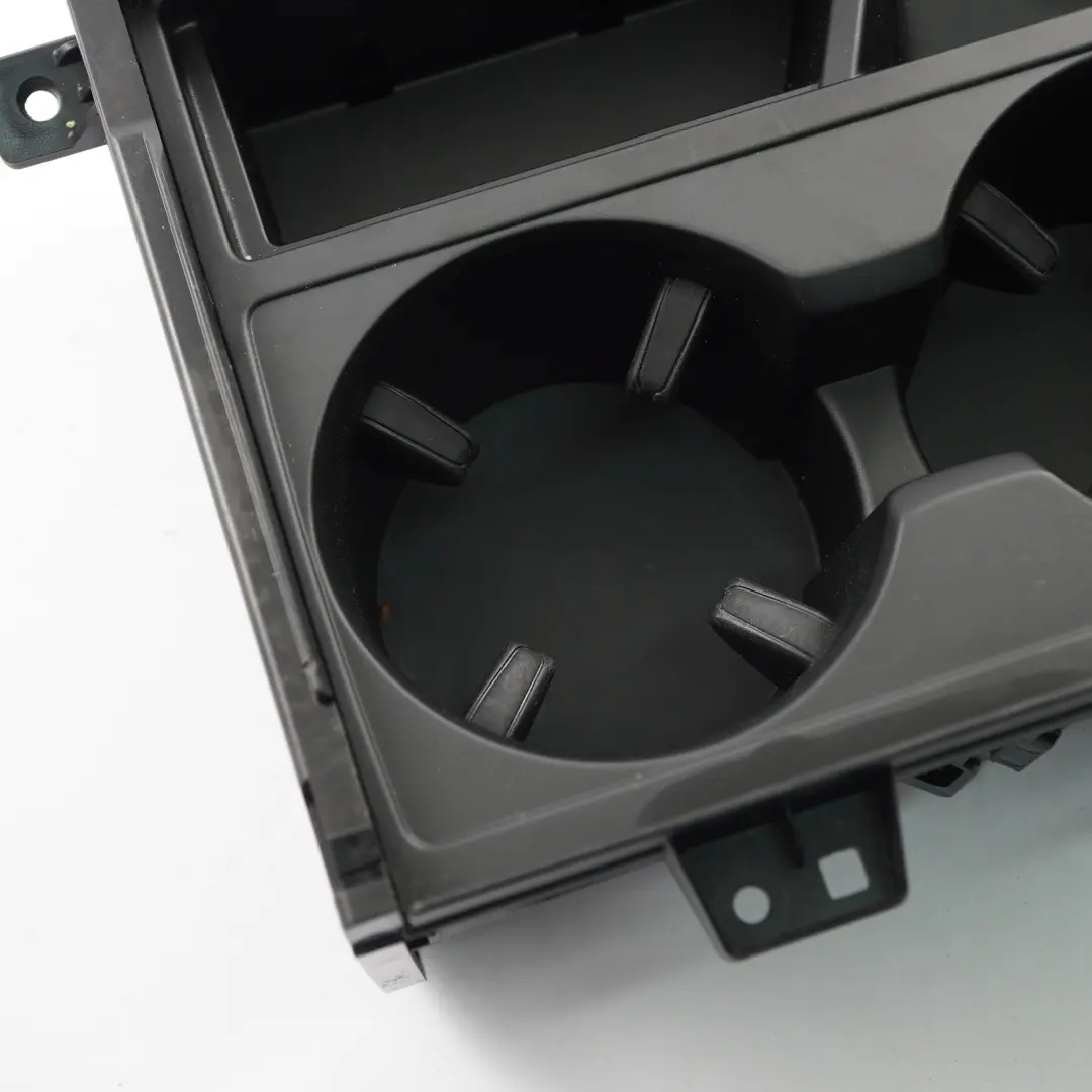 Holder BMW F15 F16 Centre Storage Compartment Tray Socket 12V Black to Cup with Part number 9251973 Cup Holder BMW F15 F16 Centre Storage Compartment Tray Socket 12V Black - SKU 9251973 - Part number 9251973