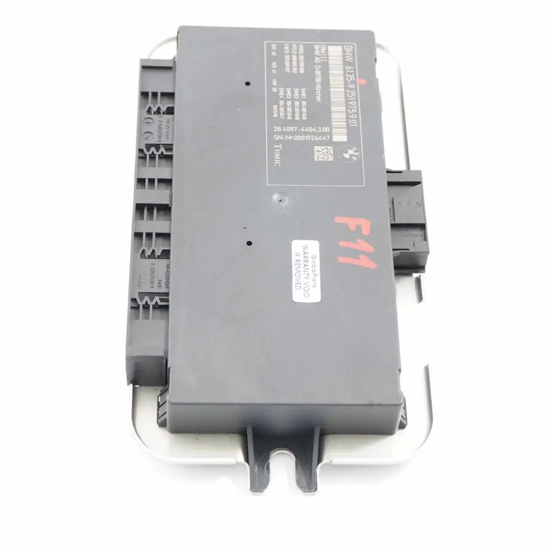 Modulo Luce BMW F11 Controllo Vano Piedi Fulmine Unità ECU FRM3 per con numero di parte 9251975 Modulo Luce BMW F11 Controllo Vano Piedi Fulmine Unità ECU FRM3 - SKU 9251975-1 - Numero di parte 9251975