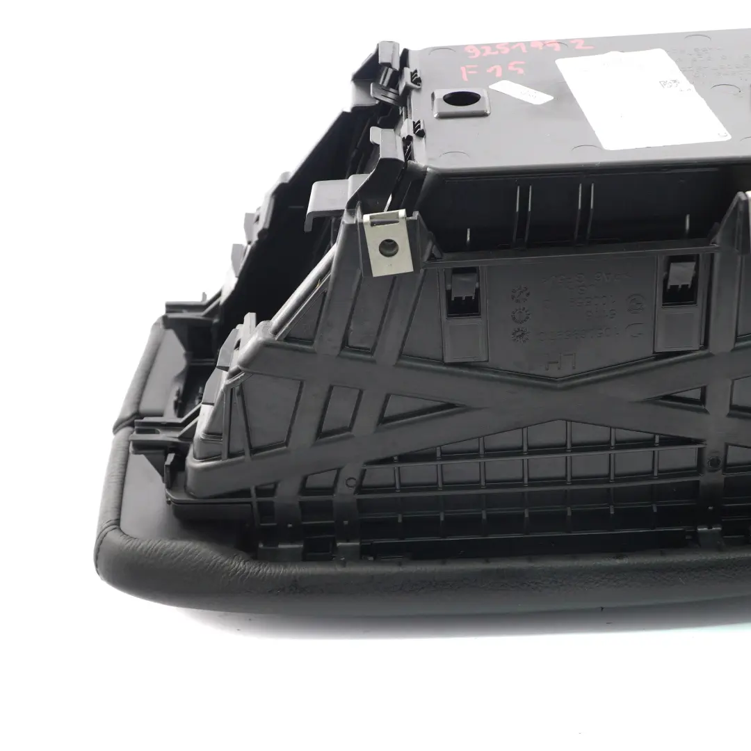 Oddments Tablett BMW F15 F16 Mittelkonsole Armlehne Ablage Leder Schwarz - SKU 9251992 - Teilenummer 9251992