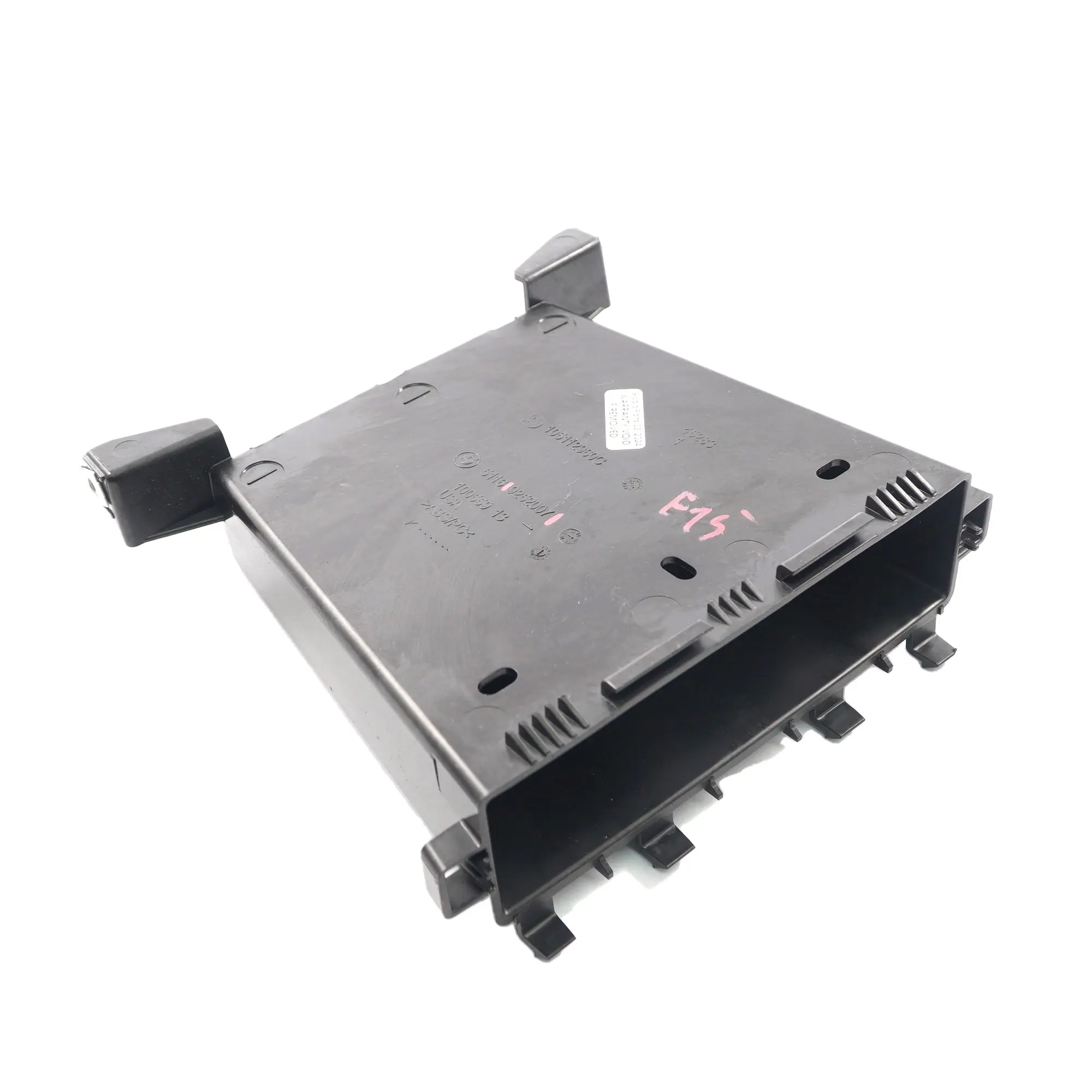 Plateau oddments BMW F15 F16 Console centrale support arrière rangement 9252007