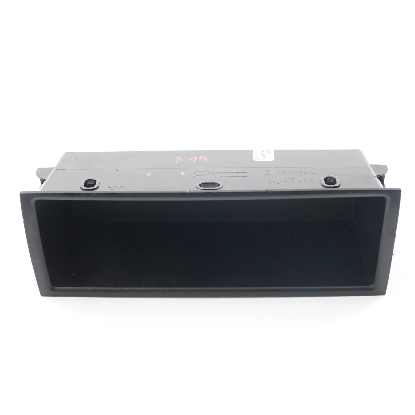 BMW F15 F16 Compartimento almacenamiento central trasera Bandeja Negro 9252011