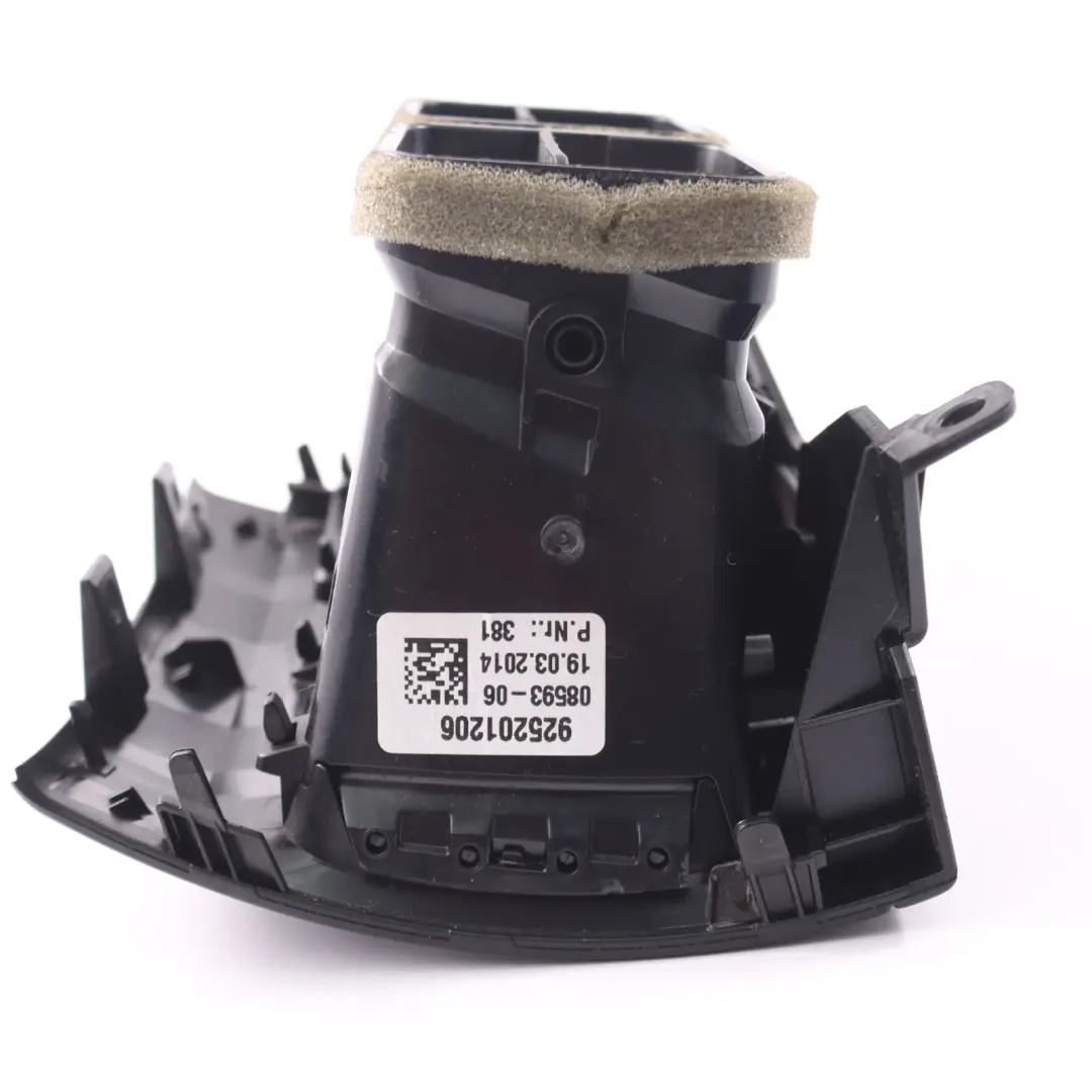 Air Vent BMW X5 F15 X6 F16 Center Console Tunel Rear Air Duct Black - SKU 9252012 - Part number 9252012