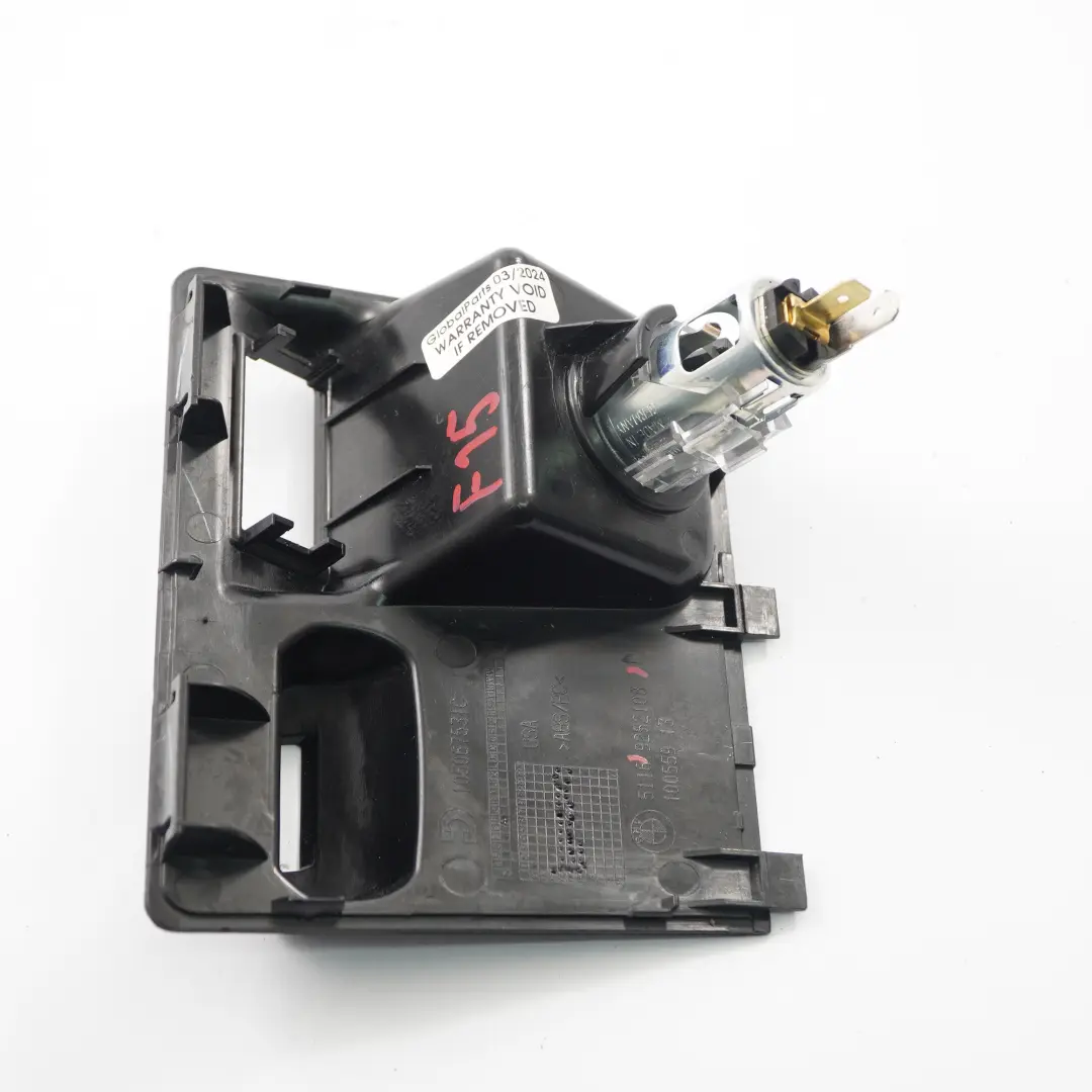 BMW F15 F16 Interior Consola Central Toma 12V - SKU 9252108 - Número de pieza 9252108