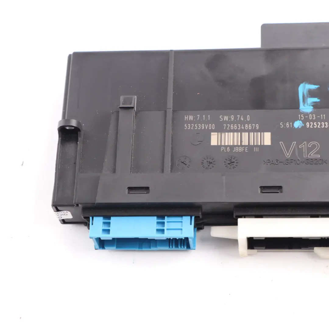 Body Control Module ECU Junction Box PL6 JBBFE III V12 Lear to BMW F12 with Part number 9252334 BMW F12 Body Control Module ECU Junction Box PL6 JBBFE III V12 Lear - SKU 9252334 - Part number 9252334