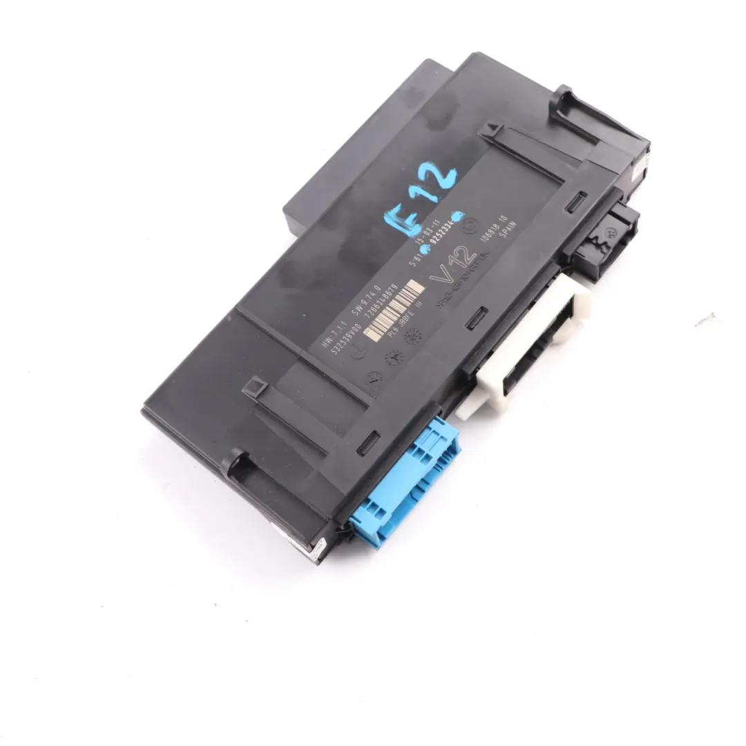 Body Control Module ECU Junction Box PL6 JBBFE III V12 Lear to BMW F12 with Part number 9252334 BMW F12 Body Control Module ECU Junction Box PL6 JBBFE III V12 Lear - SKU 9252334 - Part number 9252334