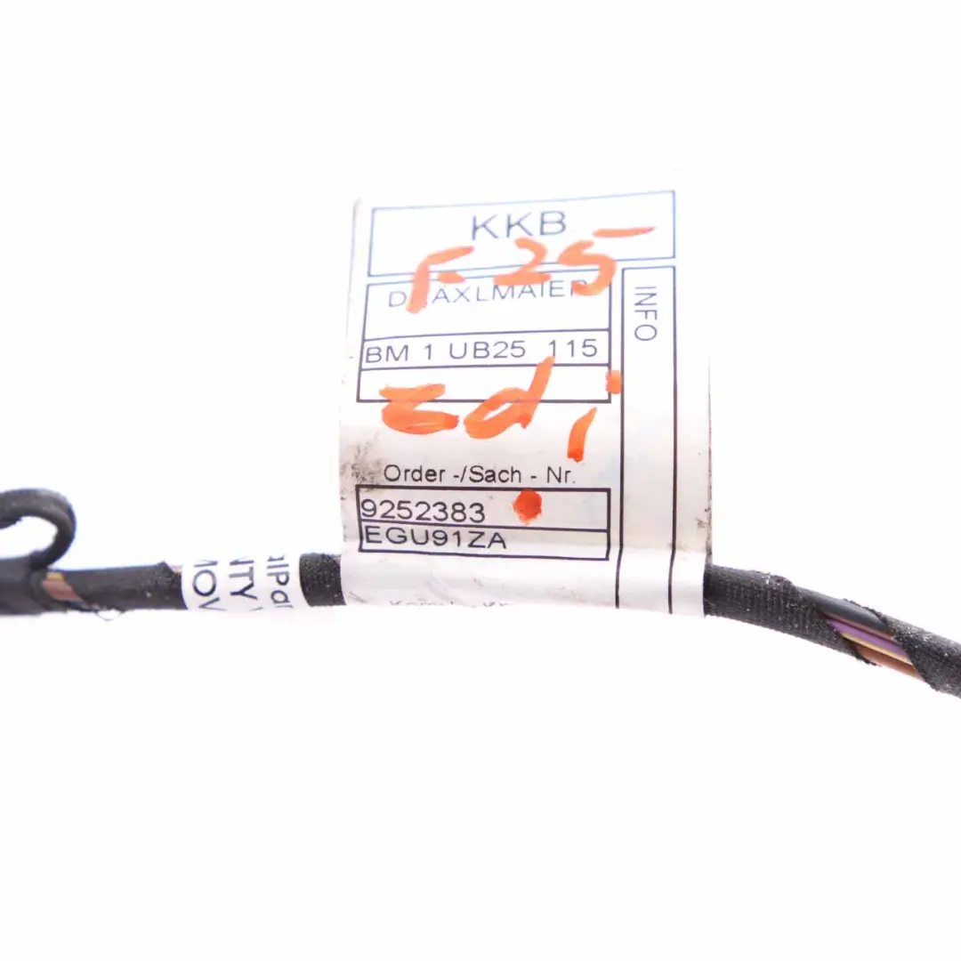 BMW X3 F25 Cableado Arnés Cables Puerta Delantera Derecha - SKU 9252383 - Número de pieza 9252383