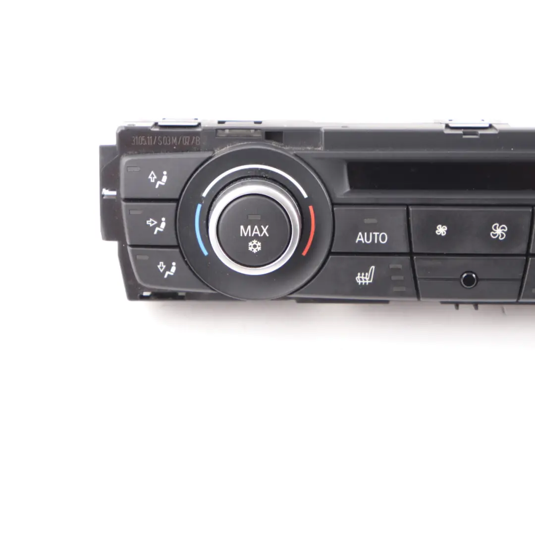 BMW X3 F25 Automático A/C Climatizador Panel Interruptor Calefactables - SKU 9252738 - Número de pieza 9252738