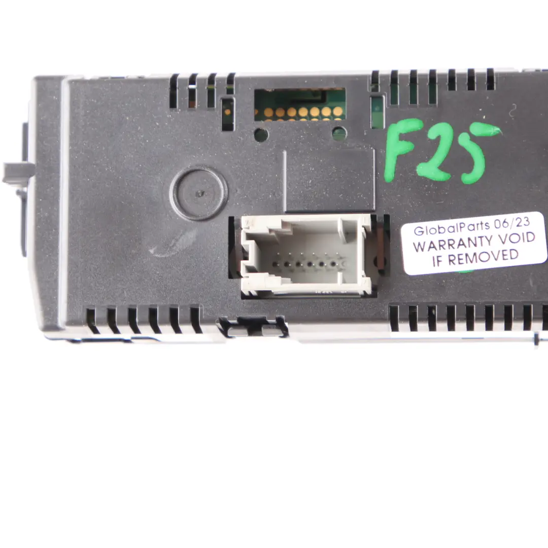 Panneau commande climatisation automatique Sièges chauffants pour BMW X3 F25 à propos du numéro de pièce 9252738 BMW X3 F25 Panneau commande climatisation automatique Sièges chauffants - SKU 9252738 - Numéro de pièce 9252738