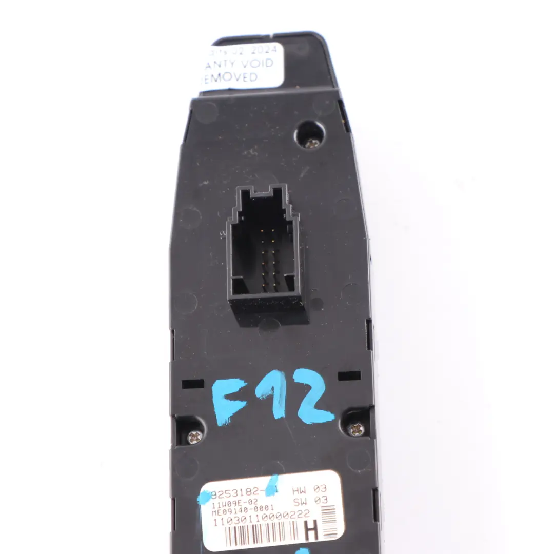 Interruttore Pannello Porta Regolazione Degli Specchietti Retrovisori per BMW F12 con numero di parte 9253182 BMW F12 Interruttore Pannello Porta Regolazione Degli Specchietti Retrovisori - SKU 9253182 - Numero di parte 9253182