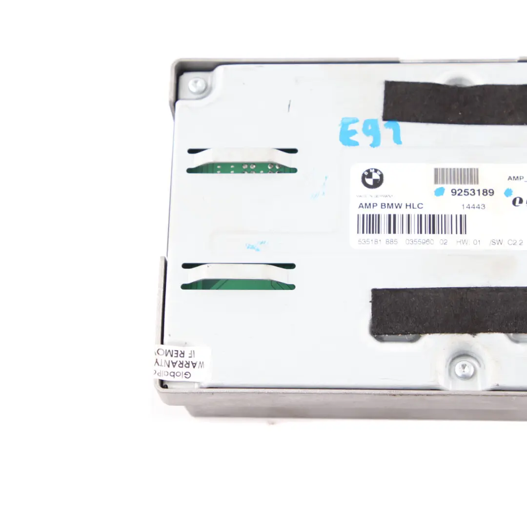 Hifi Amplifier BMW E91 Touring Speaker System Control Unit Module to with Part number 9253189 Hifi Amplifier BMW E91 Touring Speaker System Control Unit Module - SKU 9253189 - Part number 9253189