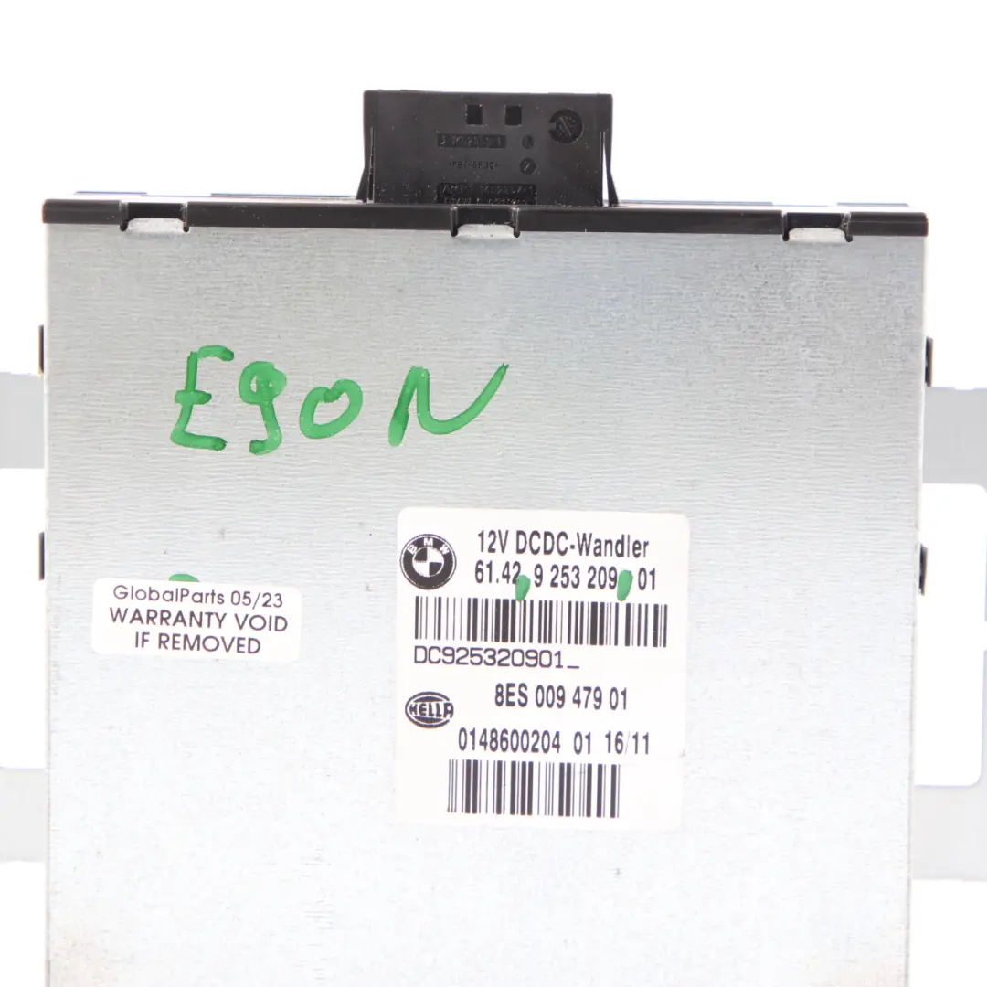 N43 DC/DC Wandler Convertidor Par Módulo ECU para BMW E81 E87 LCI E90 E91 con número de pieza 9253209 BMW E81 E87 LCI E90 E91 N43 DC/DC Wandler Convertidor Par Módulo ECU - SKU 9253209 - Número de pieza 9253209