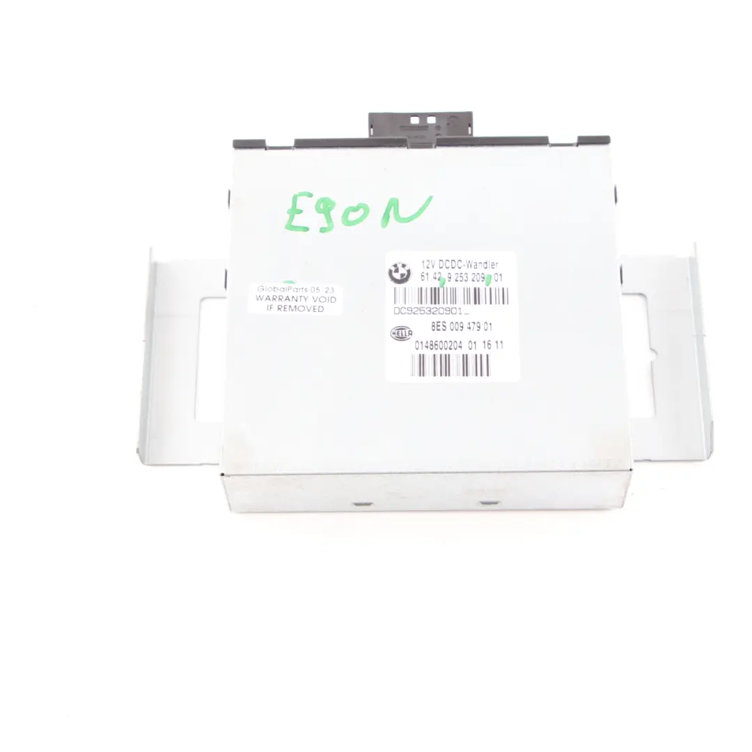 BMW E81 E87 LCI E90 E91 N43 DC/DC Wandler Convertidor Par Módulo ECU - SKU 9253209 - Número de pieza 9253209