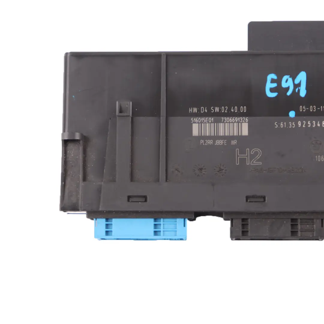 Junction Box ECU Body Control Module H2 PL2RR JBBFE IIIR to BMW E91 with Part number 9253482 BMW E91 Junction Box ECU Body Control Module H2 PL2RR JBBFE IIIR - SKU 9253482-1 - Part number 9253482