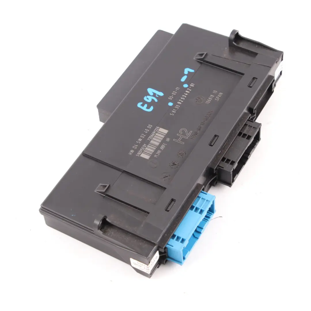 Junction Box ECU Body Control Module H2 PL2RR JBBFE IIIR to BMW E91 with Part number 9253482 BMW E91 Junction Box ECU Body Control Module H2 PL2RR JBBFE IIIR - SKU 9253482-1 - Part number 9253482