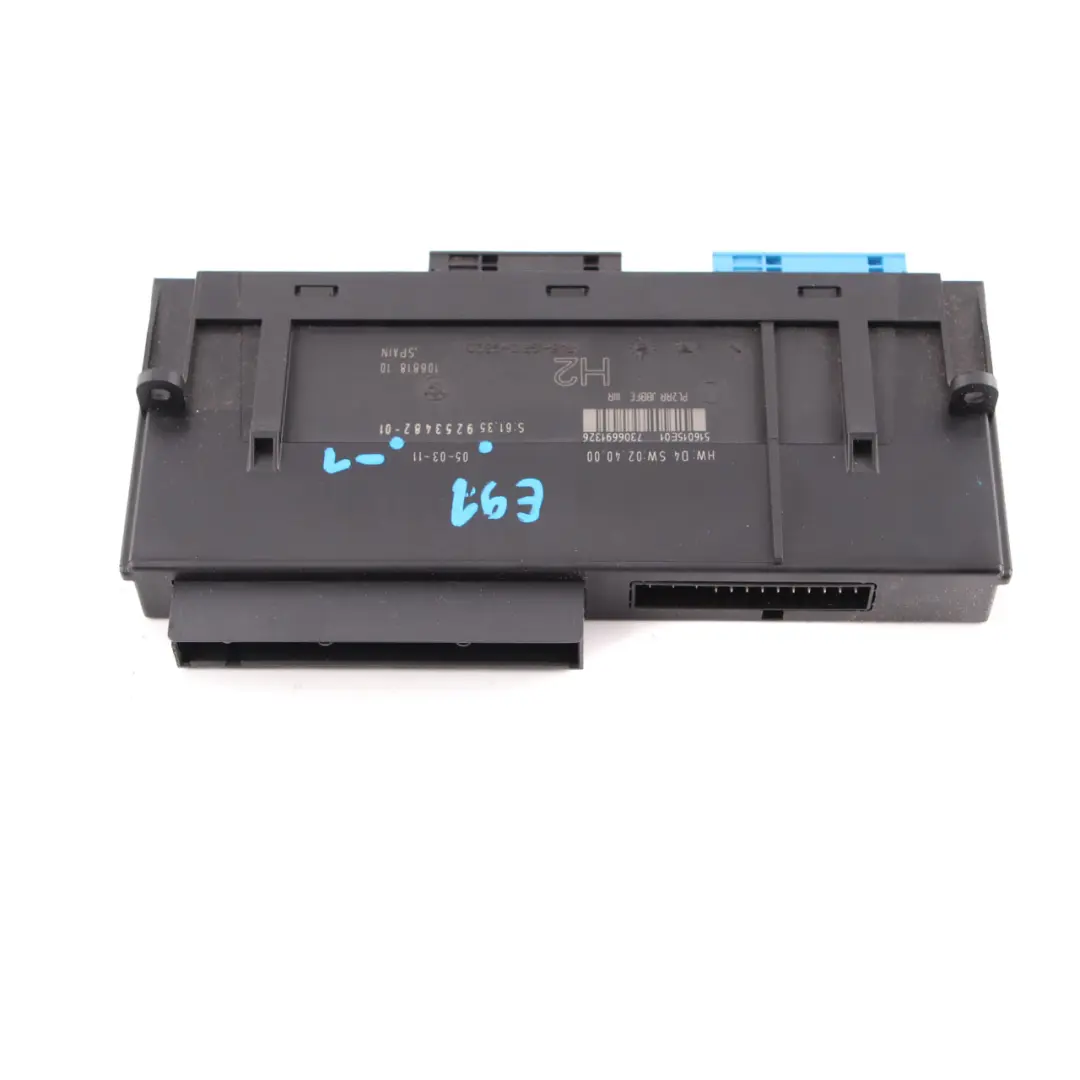 Junction Box ECU Body Control Module H2 PL2RR JBBFE IIIR to BMW E91 with Part number 9253482 BMW E91 Junction Box ECU Body Control Module H2 PL2RR JBBFE IIIR - SKU 9253482-1 - Part number 9253482