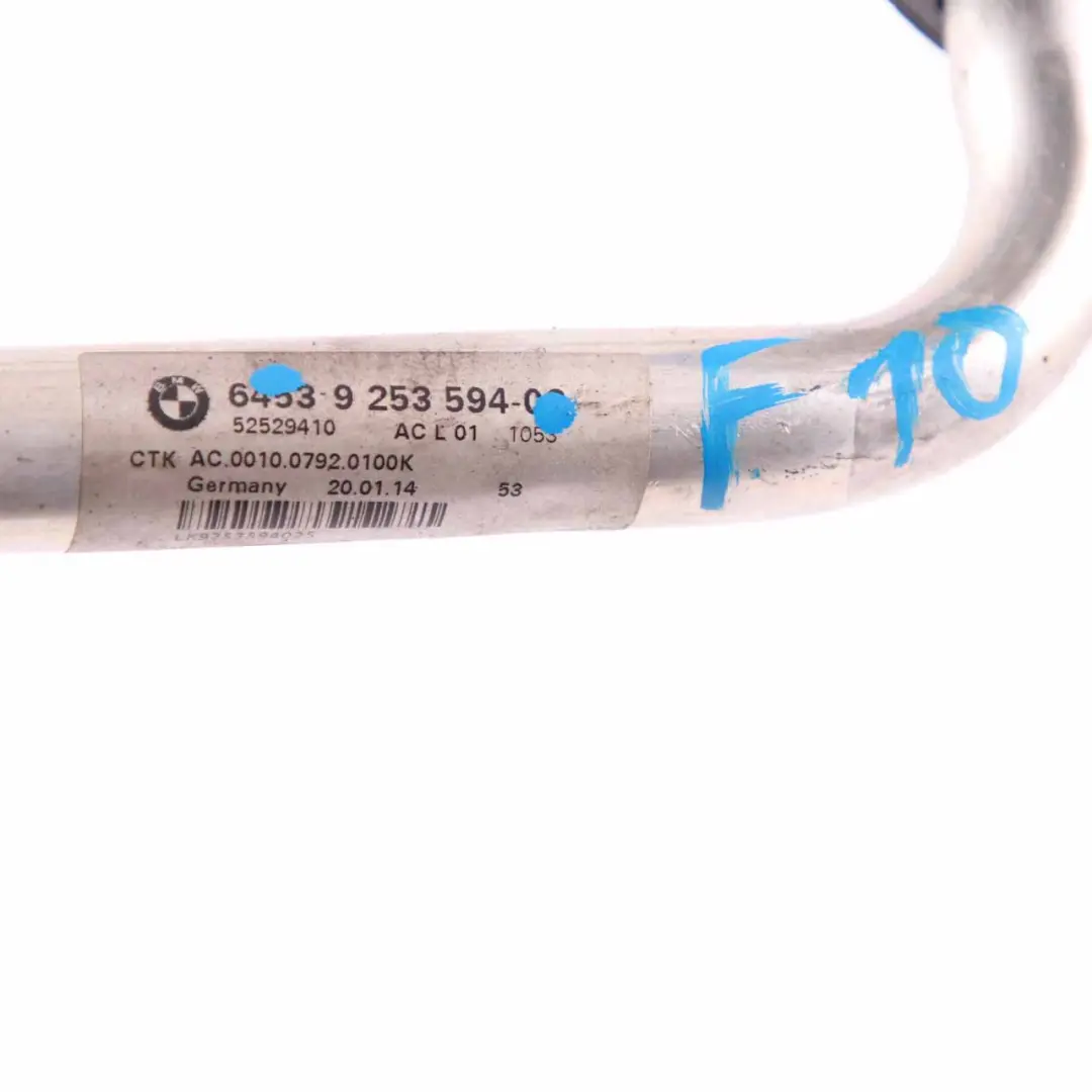 BMW F10 F11 N20 Air Conditioning Pipe Coolant Line - SKU 9253594 - Part number 9253594