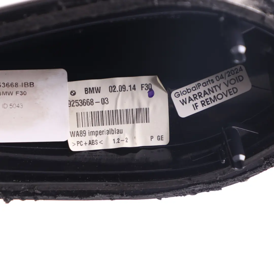  Dachantenne BMW F22 F30 F36 Haifischgehäuse Imperial Blau Metallic - A89 - SKU 9259440-IBB - Teilenummer 9259440