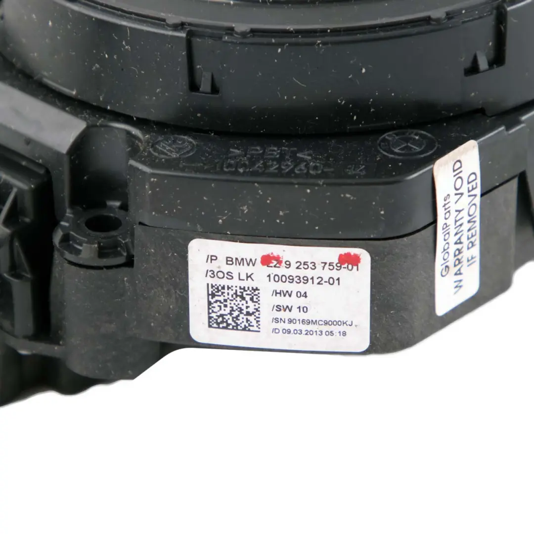  Colonne Direction BMW F20 F21 F31 Commutateur d'essuie-glace - SKU 9253759 - Numéro de pièce 9253759