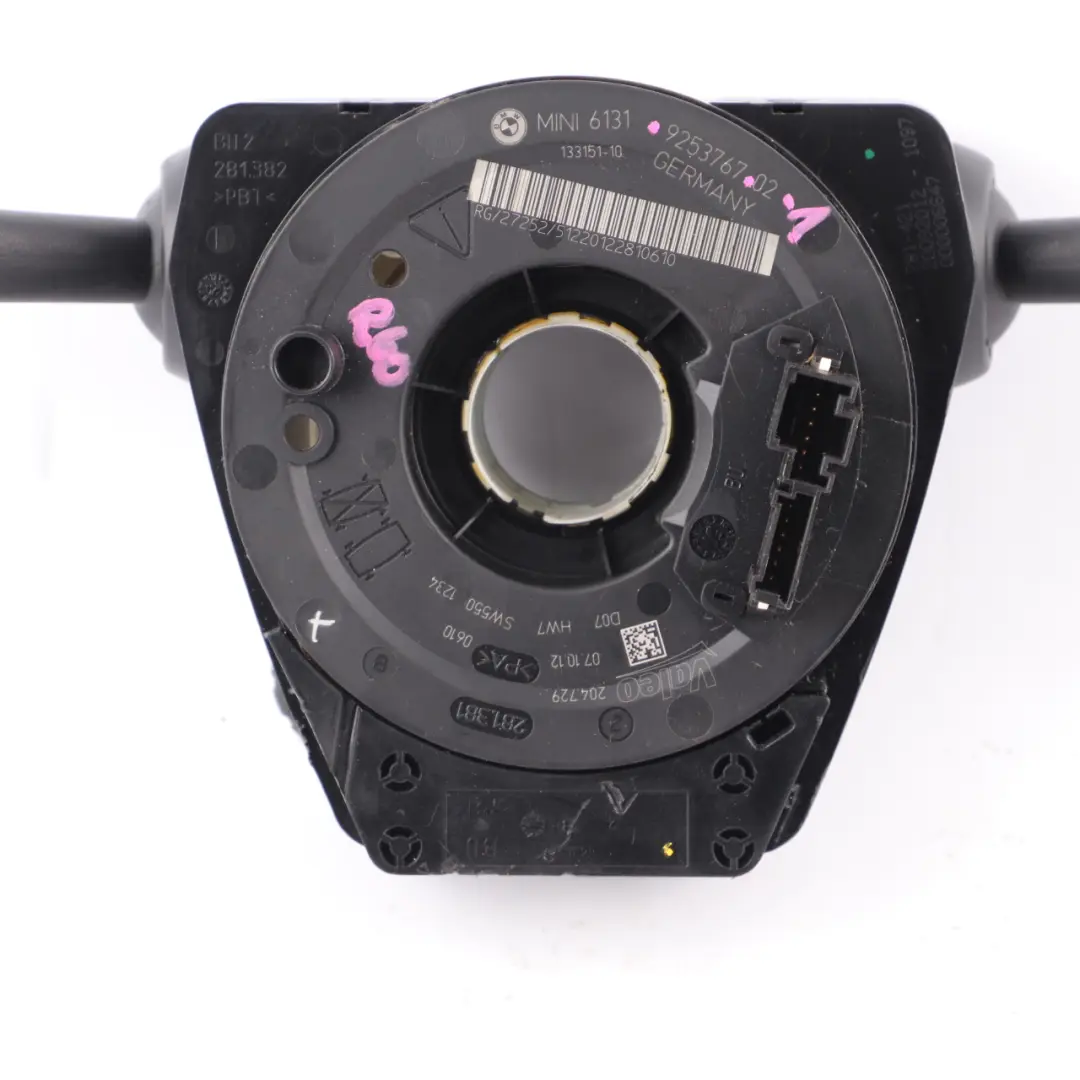 Steering Column Switch Cluster Stalk Slip to Mini Cooper One R55 R56 R60 with Part number 9253767 Mini Cooper One R55 R56 R60 Steering Column Switch Cluster Stalk Slip - SKU 9253767-1 - Part number 9253767