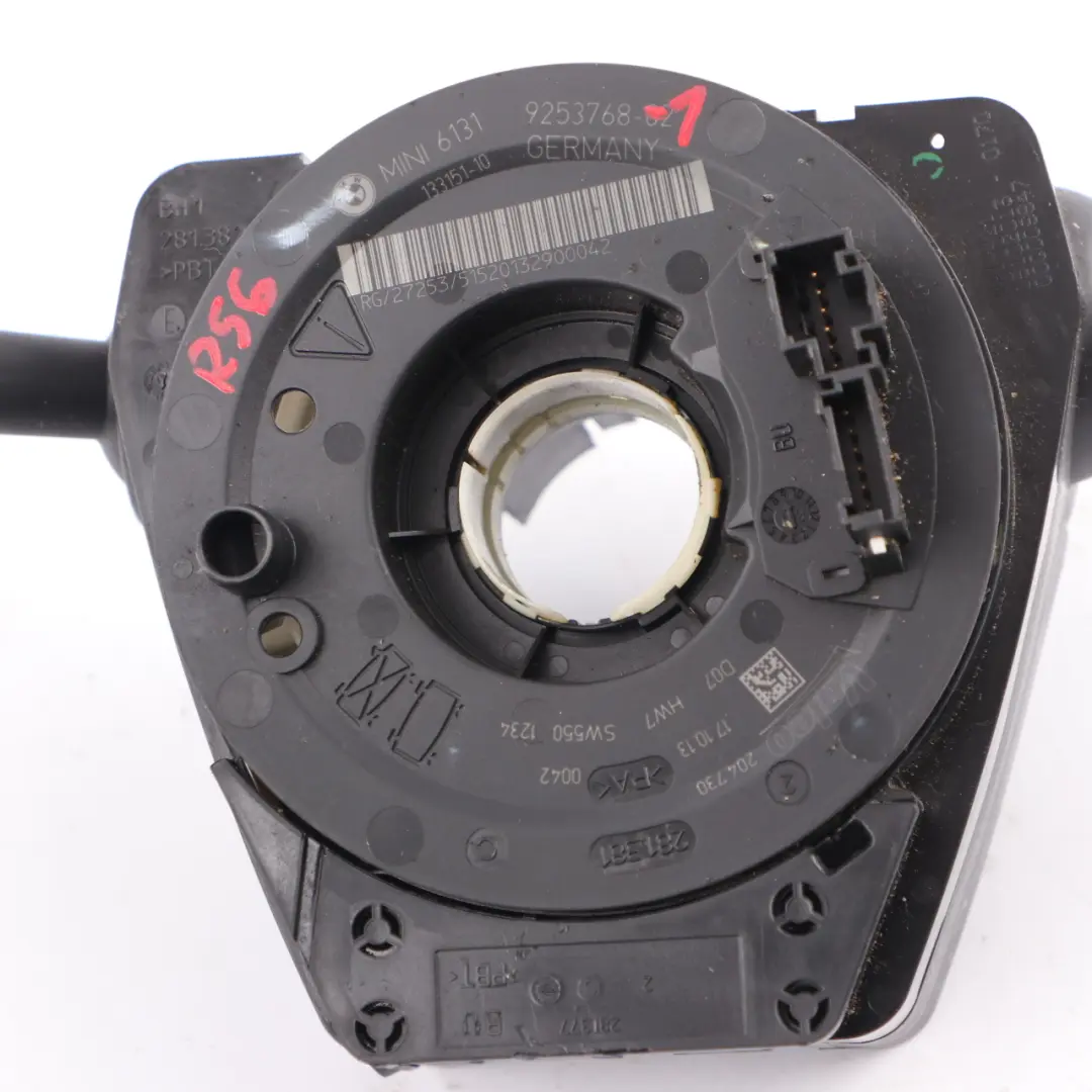 Mini R55 R56 LCI Groupe Interrupteurs Colonne Direction DSC - SKU 9253768-1 - Numéro de pièce 9253768