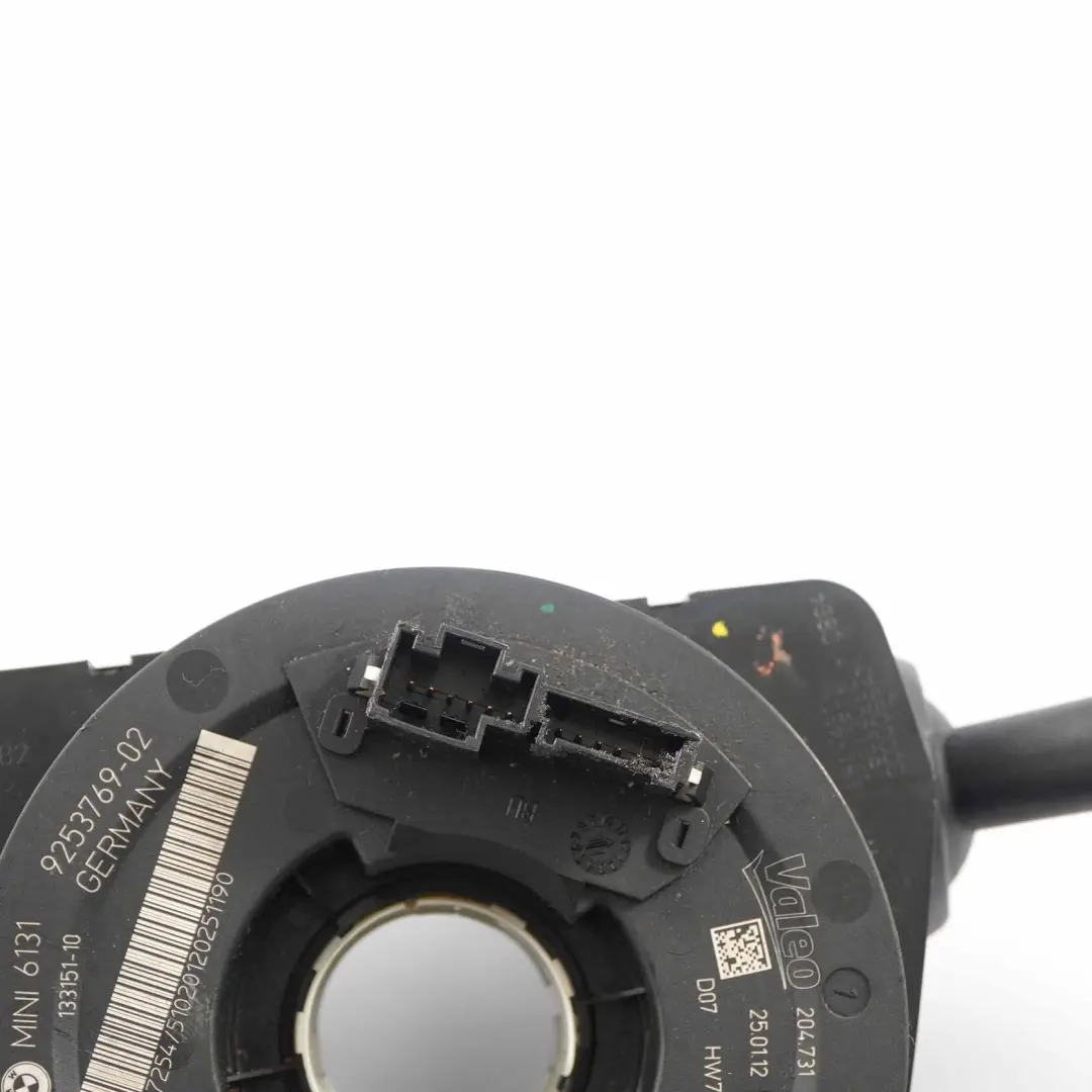 Mini R56 Interruptor Cluster Columna Direccion Stalk Limpiaparabrisas - SKU 9253769 - Número de pieza 9253769