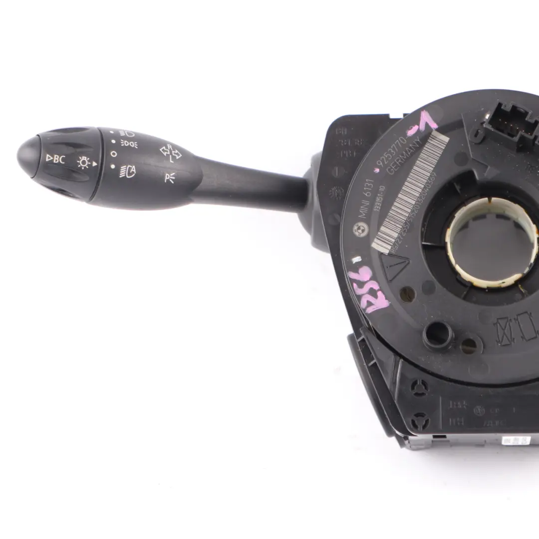  Steering Column Cluster Mini Cooper R55 R56 Wiper Switch Ring Stalk Slip - SKU 9253770-1 - Part number 9253770