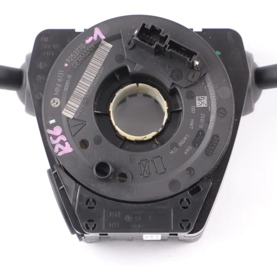  Steering Column Cluster Mini Cooper R55 R56 Wiper Switch Ring Stalk Slip - SKU 9253770-1 - Part number 9253770