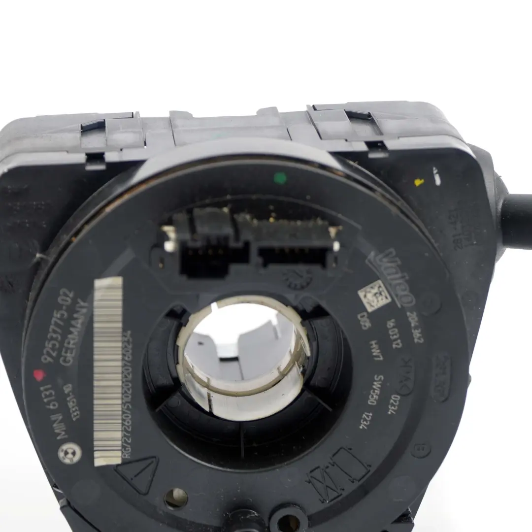 Centro di Commutazione Colonna Sterzo Tergicristallo ECU per Mini Cooper R57 R58 R59 con numero di parte 9253775 Mini Cooper R57 R58 R59 Centro di Commutazione Colonna Sterzo Tergicristallo ECU - SKU 9253775 - Numero di parte 9253775