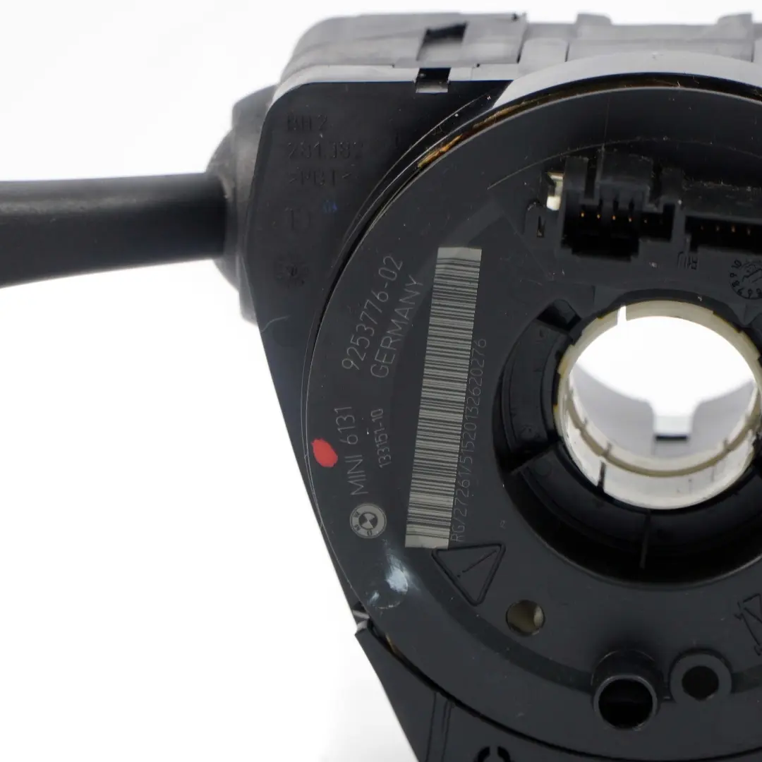 Switch Cluster Mini Cooper R57 R58 R59 Steering Column Stalk Wiper Slip to with Part number 9253776 Switch Cluster Mini Cooper R57 R58 R59 Steering Column Stalk Wiper Slip - SKU 9253776 - Part number 9253776