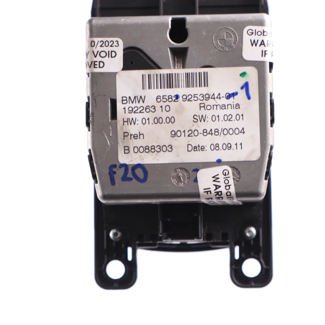 Panel Kontroler Pokrętło iDrive do BMW F10 F11 F20 o numerze 9253944 BMW F10 F11 F20 Panel Kontroler Pokrętło iDrive - SKU 9253944-1 - Numer Części 9253944
